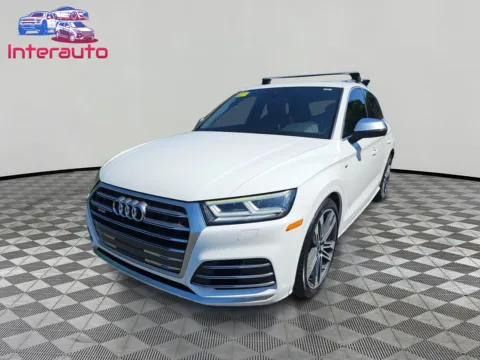 White 2018 Audi SQ5 Premium Plus Sport Utility 4D for sale in Plainville, MA