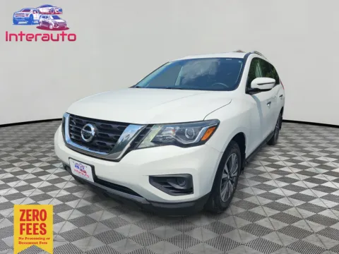 White 2017 Nissan Pathfinder S Sport Utility 4D for sale in Plainville, MA