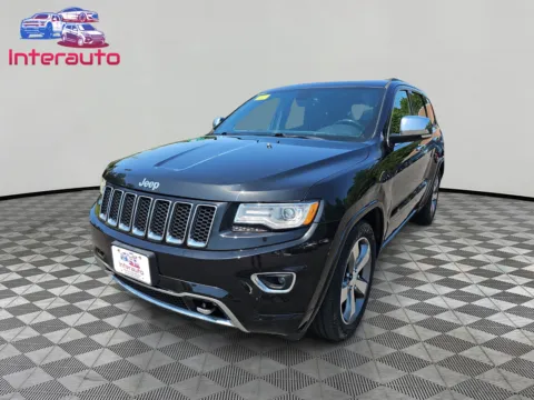 Black 2015 Jeep Grand Cherokee Overland Sport Utility 4D for sale in Plainville, MA