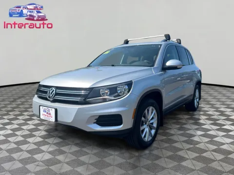 Silver 2017 Volkswagen Tiguan 2.0T Wolfsburg Edition 4Motion Sport Utility 4D for sale in Plainville, MA