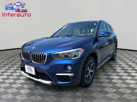 Blue 2017 BMW X1 xDrive28i Sport Utility 4D for sale in Plainville, MA