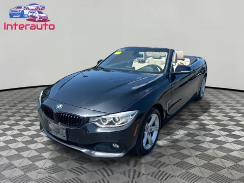 Black 2015 BMW 4 Series 428i Convertible 2D for sale in Plainville, MA