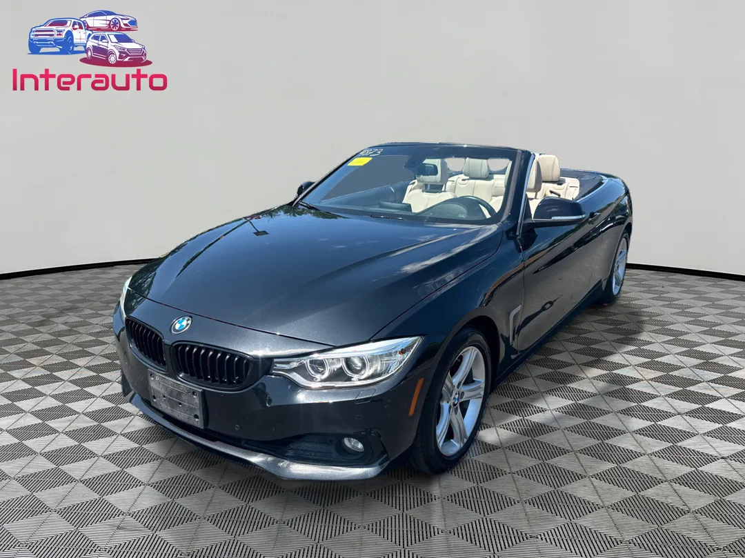 Black 2015 BMW 4 Series 428i Convertible 2D for sale in Plainville, MA