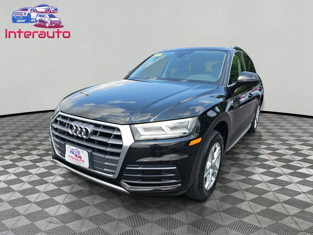 Black 2018 Audi Q5 Premium Plus Sport Utility 4D for sale in Plainville, MA