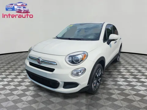 White 2017 FIAT 500X Pop Sport Utility 4D for sale in Plainville, MA