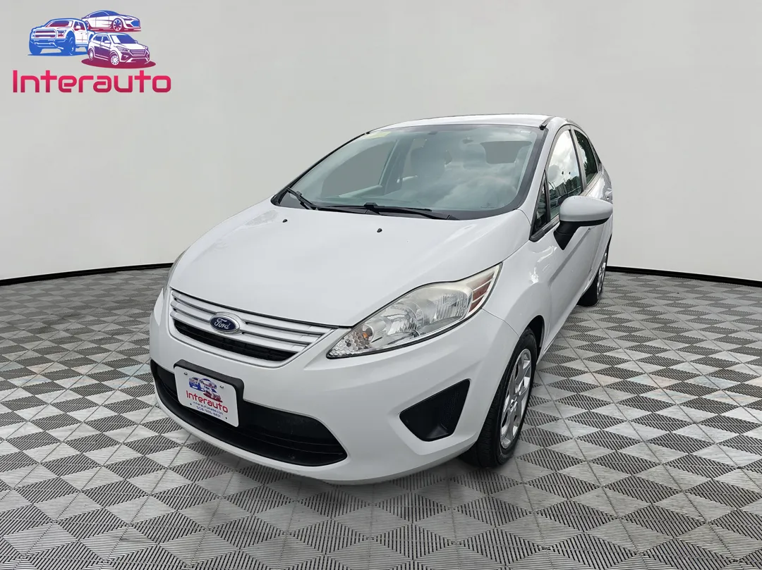 White 2013 Ford Fiesta S Sedan 4D for sale in Plainville, MA