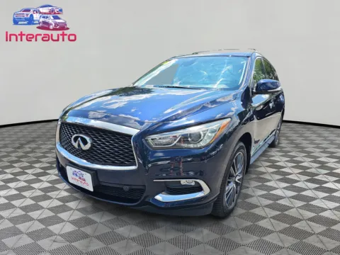 Blue 2018 INFINITI QX60 3.5 Sport Utility 4D for sale in Plainville, MA