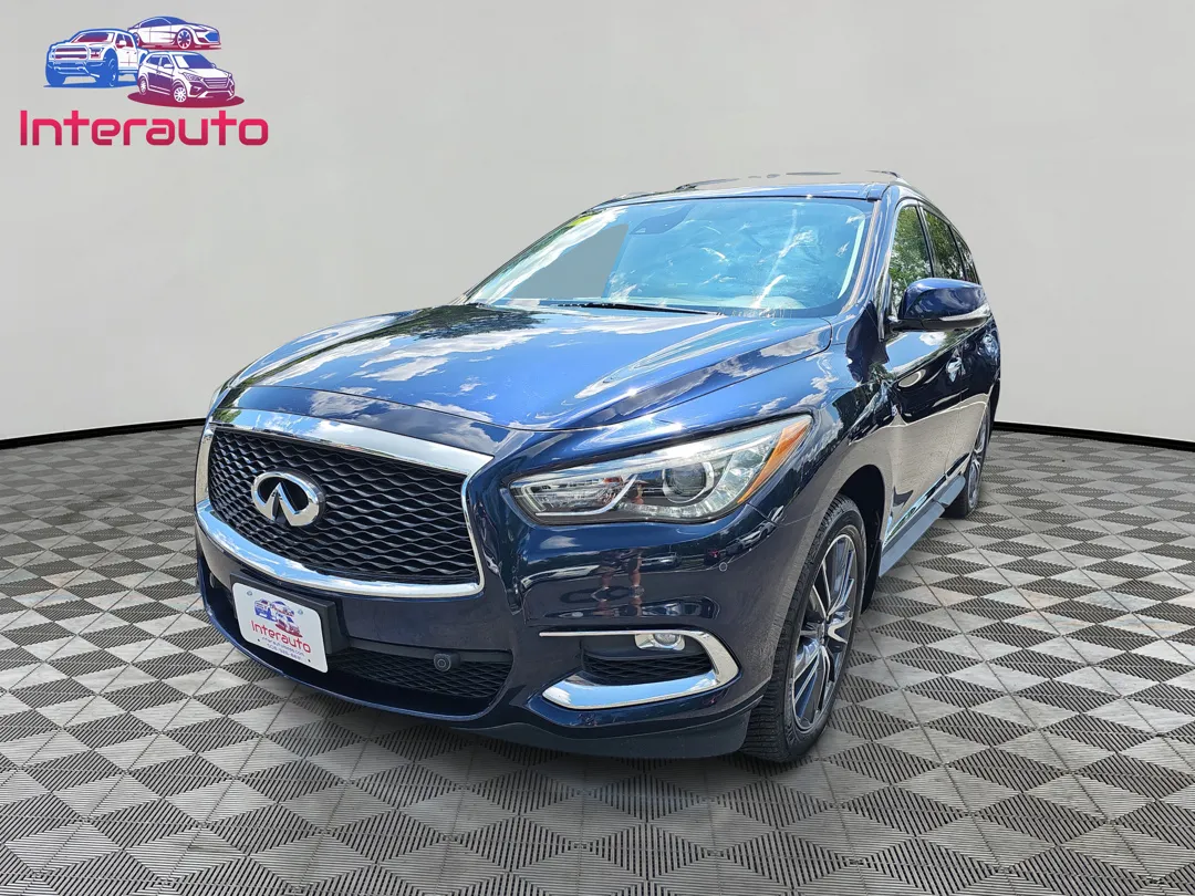 Blue 2018 INFINITI QX60 3.5 Sport Utility 4D for sale in Plainville, MA
