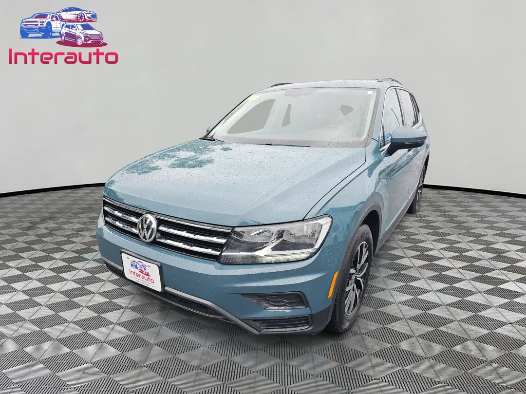 Green 2021 Volkswagen Tiguan SE 4MOTION Sport Utility 4D for sale in Plainville, MA