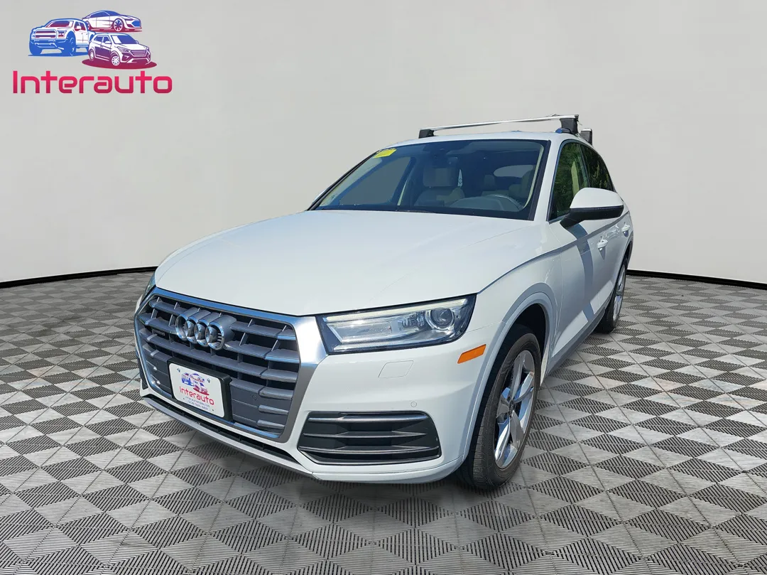 White 2020 Audi Q5 45 TFSI Premium Sport Utility 4D for sale in Plainville, MA