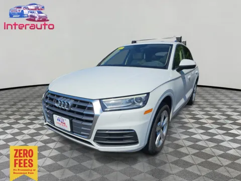 White 2020 Audi Q5 45 TFSI Premium Sport Utility 4D for sale in Plainville, MA