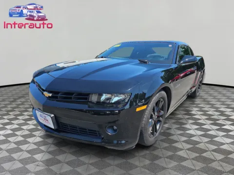 Black 2015 Chevrolet Camaro LT Coupe 2D for sale in Plainville, MA