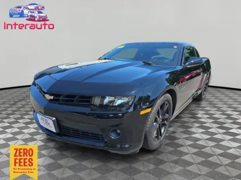 Black 2015 Chevrolet Camaro LT Coupe 2D for sale in Plainville, MA