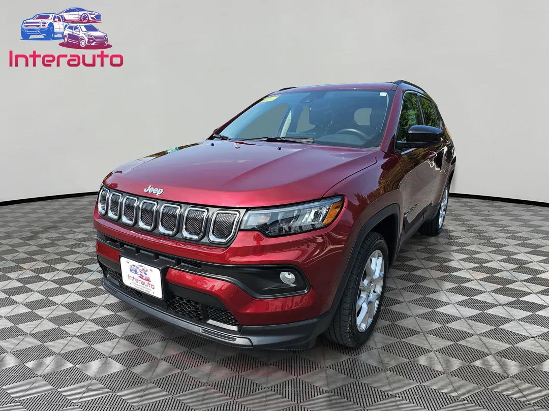Red 2022 Jeep Compass Latitude Lux Sport Utility 4D for sale in Plainville, MA