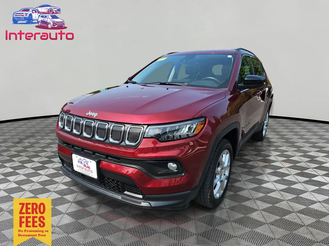 Red 2022 Jeep Compass Latitude Lux Sport Utility 4D for sale in Plainville, MA