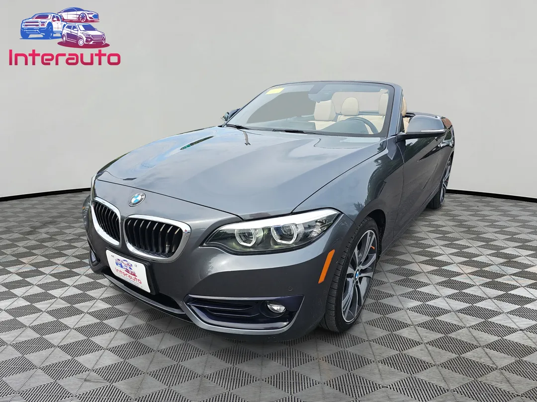 Gray 2018 BMW 2 Series 230i xDrive Convertible 2D for sale in Plainville, MA