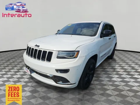 White 2016 Jeep Grand Cherokee High Altitude Sport Utility 4D for sale in Plainville, MA