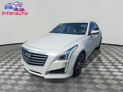 White 2018 Cadillac CTS 3.6 Luxury Sedan 4D for sale in Plainville, MA