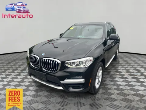 Black 2021 BMW X3 xDrive30i Sport Utility 4D for sale in Plainville, MA