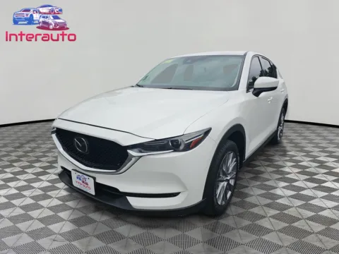 White 2020 MAZDA CX-5 Grand Touring Sport Utility 4D for sale in Plainville, MA