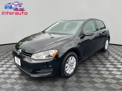 Black 2017 Volkswagen Golf TSI S Hatchback Sedan 4D for sale in Plainville, MA