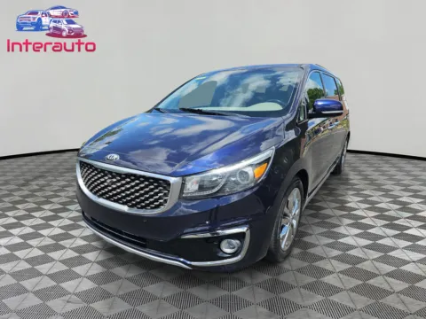 Blue 2018 Kia Sedona SX Limited Minivan 4D for sale in Plainville, MA