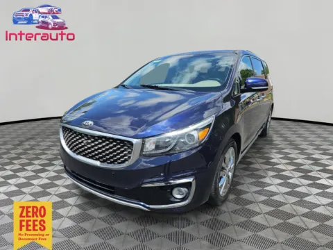 Blue 2018 Kia Sedona SX Limited Minivan 4D for sale in Plainville, MA