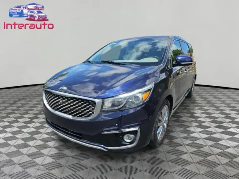 Blue 2018 Kia Sedona SX Limited Minivan 4D for sale in Plainville, MA