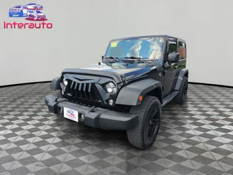 Black 2017 Jeep Wrangler Sport SUV 2D for sale in Plainville, MA