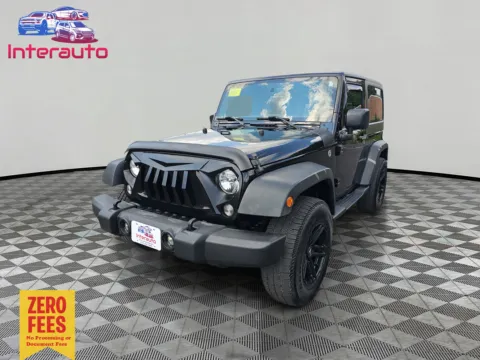 Black 2017 Jeep Wrangler Sport S Sport Utility 2D for sale in Plainville, MA