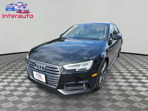 Black 2018 Audi A4 Premium Plus Sedan 4D for sale in Plainville, MA