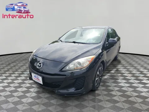 Black 2012 MAZDA MAZDA3 i Sport Sedan 4D for sale in Plainville, MA