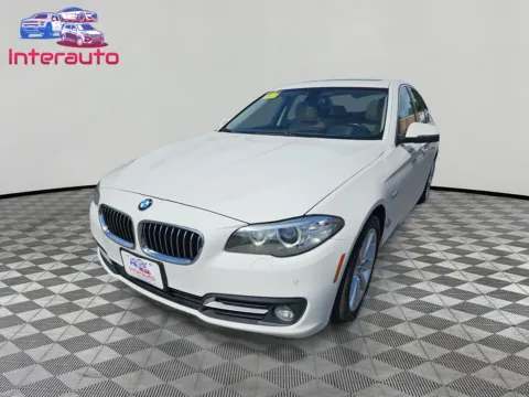 White 2016 BMW 5 Series 535i xDrive Sedan 4D for sale in Plainville, MA