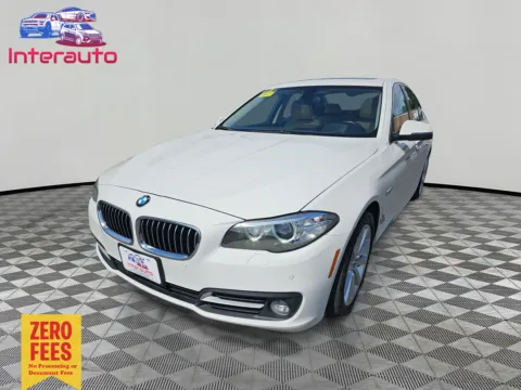 White 2016 BMW 5 Series 535i xDrive Sedan 4D for sale in Plainville, MA