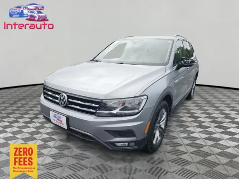 Silver 2021 Volkswagen Tiguan SEL 4MOTION Sport Utility 4D for sale in Plainville, MA
