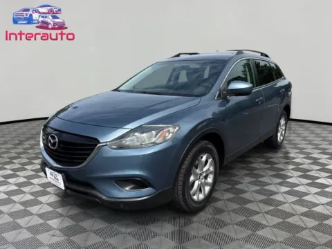 Blue 2014 MAZDA CX-9 Touring Sport Utility 4D for sale in Plainville, MA