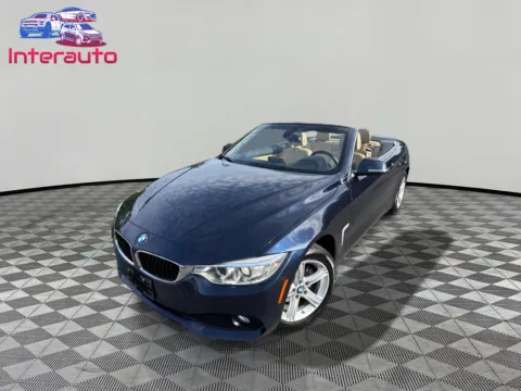 Blue 2015 BMW 4 Series 428i xDrive Convertible 2D for sale in Plainville, MA