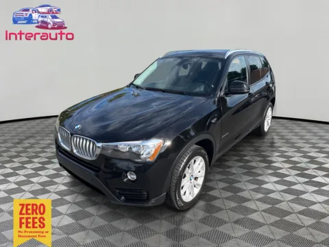 Black 2017 BMW X3 xDrive28i Sport Utility 4D for sale in Plainville, MA