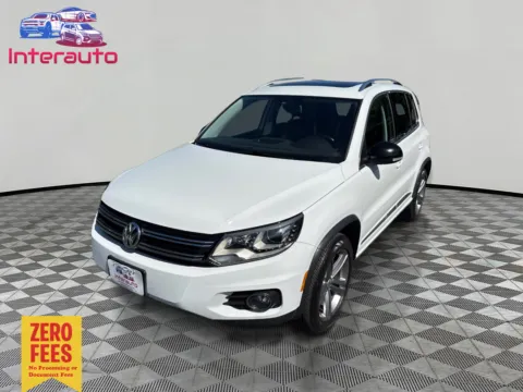 White 2017 Volkswagen Tiguan 2.0T Sport 4Motion Sport Utility 4D for sale in Plainville, MA
