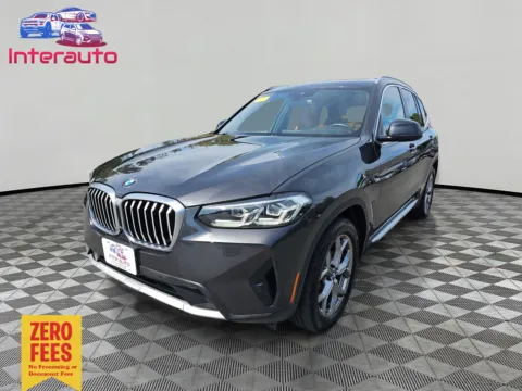 Black 2022 BMW X3 xDrive30i Sport Utility 4D for sale in Plainville, MA