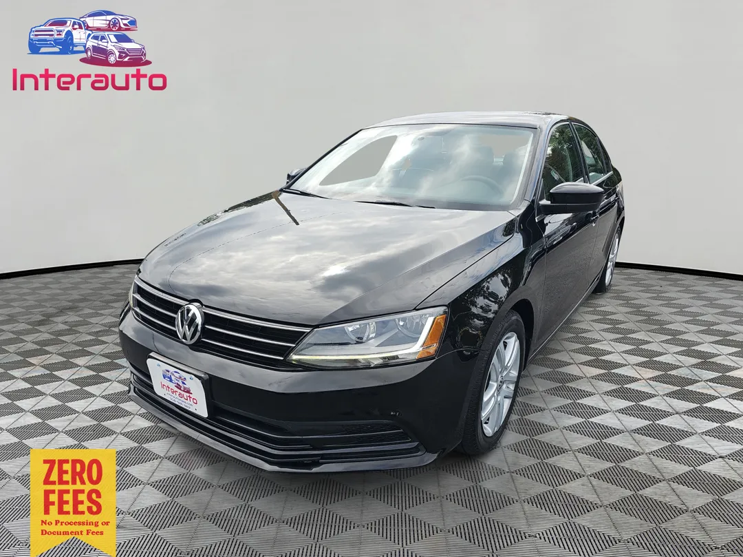 Black 2017 Volkswagen Jetta 1.4T S Sedan 4D for sale in Plainville, MA