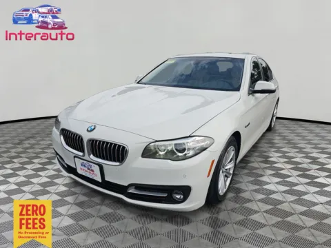 White 2016 BMW 5 Series 528i Sedan 4D for sale in Plainville, MA