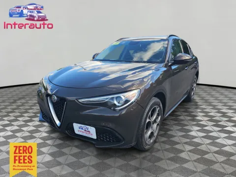 Brown 2018 Alfa Romeo Stelvio Sport SUV 4D for sale in Plainville, MA