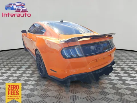 Another view of 2021 Ford Mustang EcoBoost Premium Coupe 2D for sale in Plainville, MA at Interauto