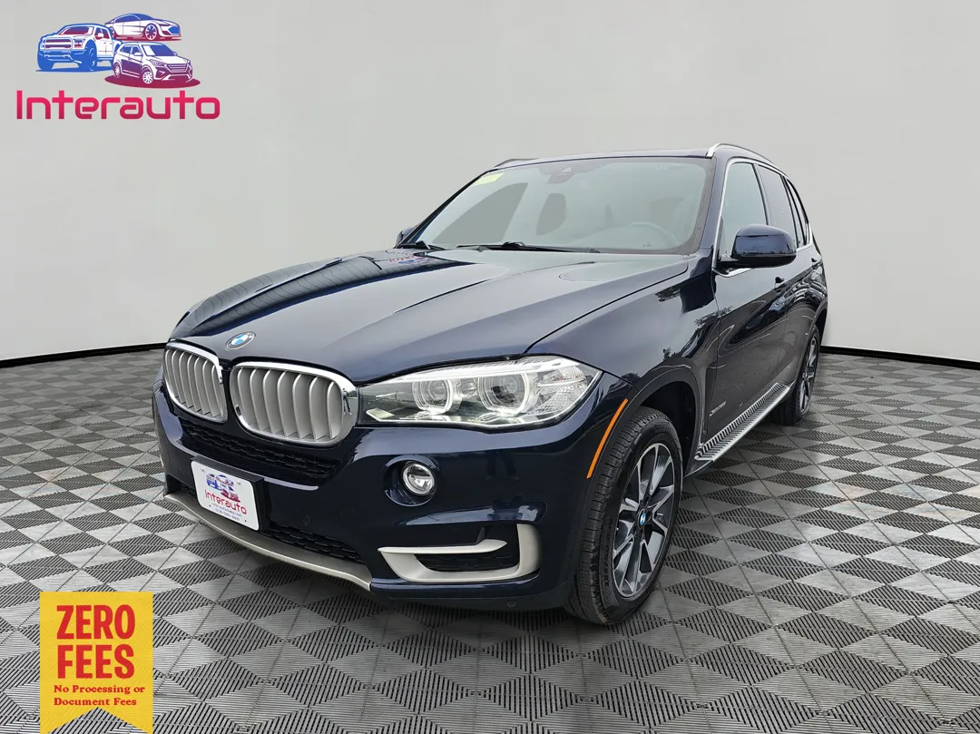 Blue 2018 BMW X5 xDrive35i Sport Utility 4D for sale in Plainville, MA