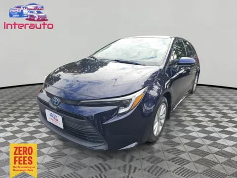 Blue 2023 Toyota Corolla Hybrid LE Sedan 4D for sale in Plainville, MA