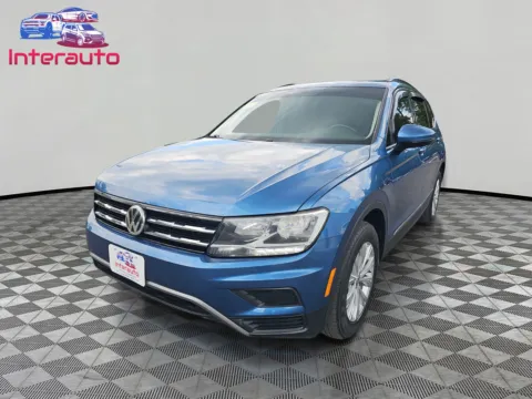 Blue 2018 Volkswagen Tiguan 2.0T SE 4MOTION Sport Utility 4D for sale in Plainville, MA