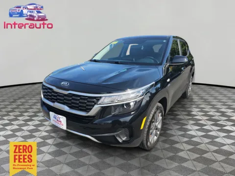 Black 2021 Kia Seltos LX Sport Utility 4D for sale in Plainville, MA