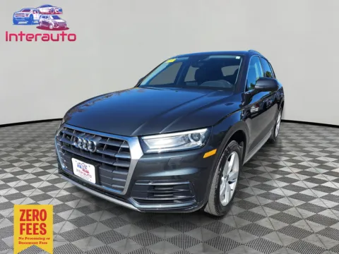 Gray 2019 Audi Q5 Premium Sport Utility 4D for sale in Plainville, MA