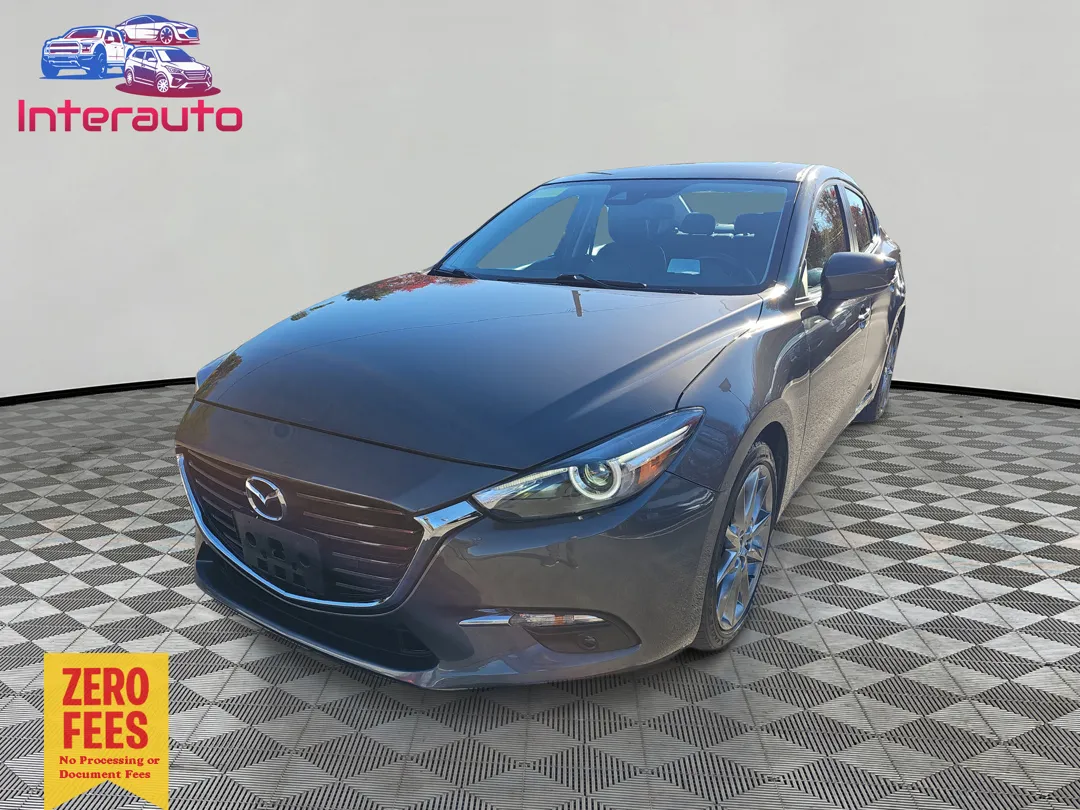 Gray 2018 MAZDA MAZDA3 Grand Touring Sedan 4D for sale in Plainville, MA